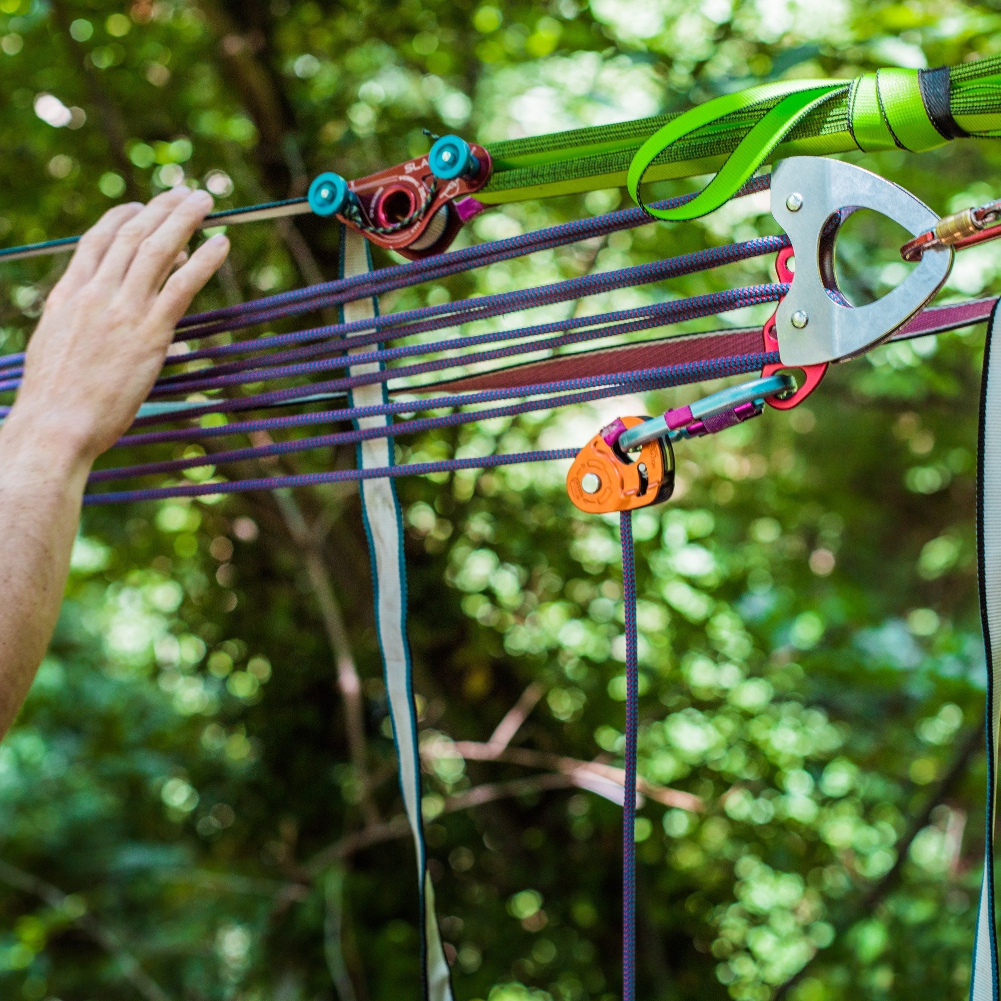 SLACKIMOUFLE QUAD PULLEY SYSTEM