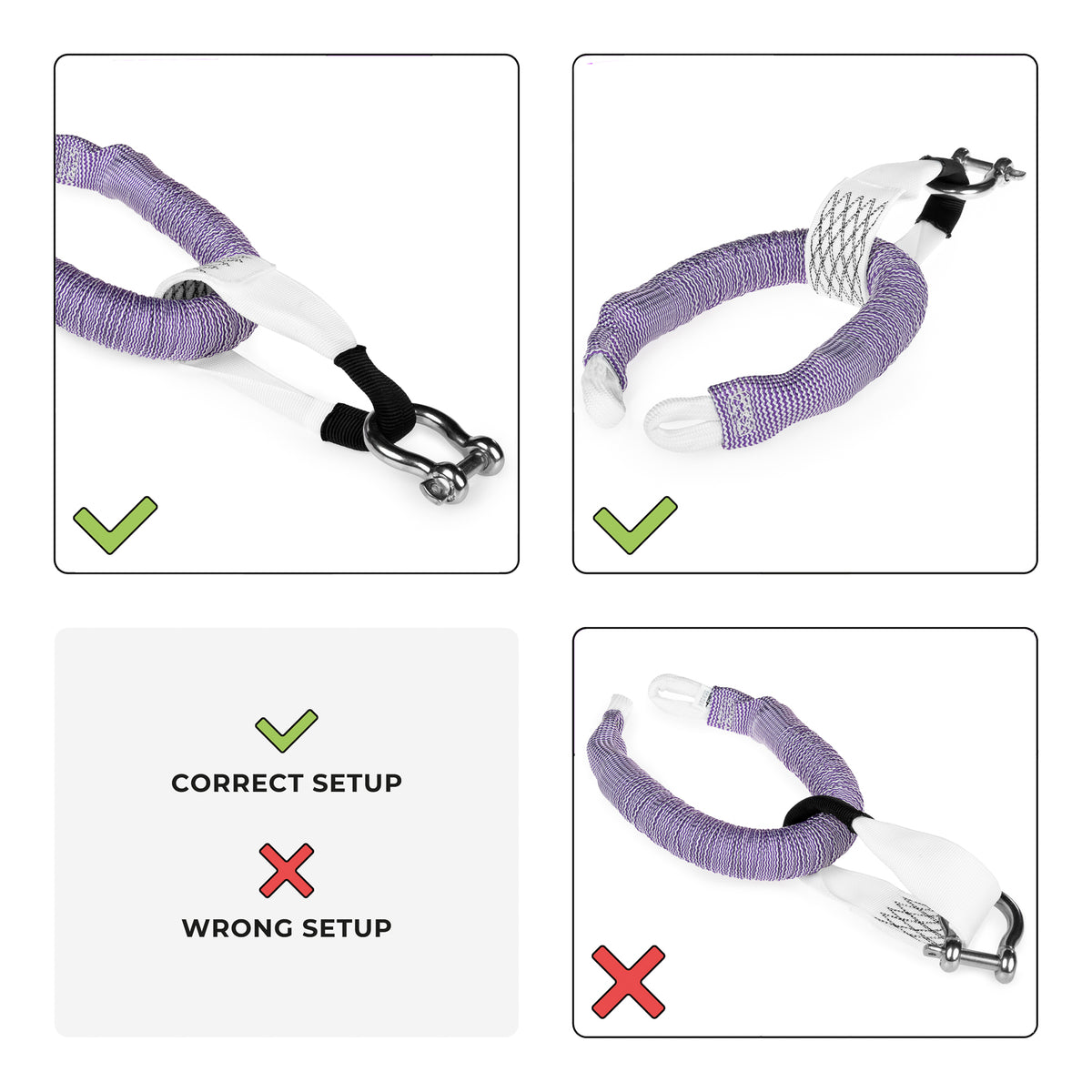 BUNGEE SLING - ESLINGA 1T PARA BUNGEE EN FORMA V
