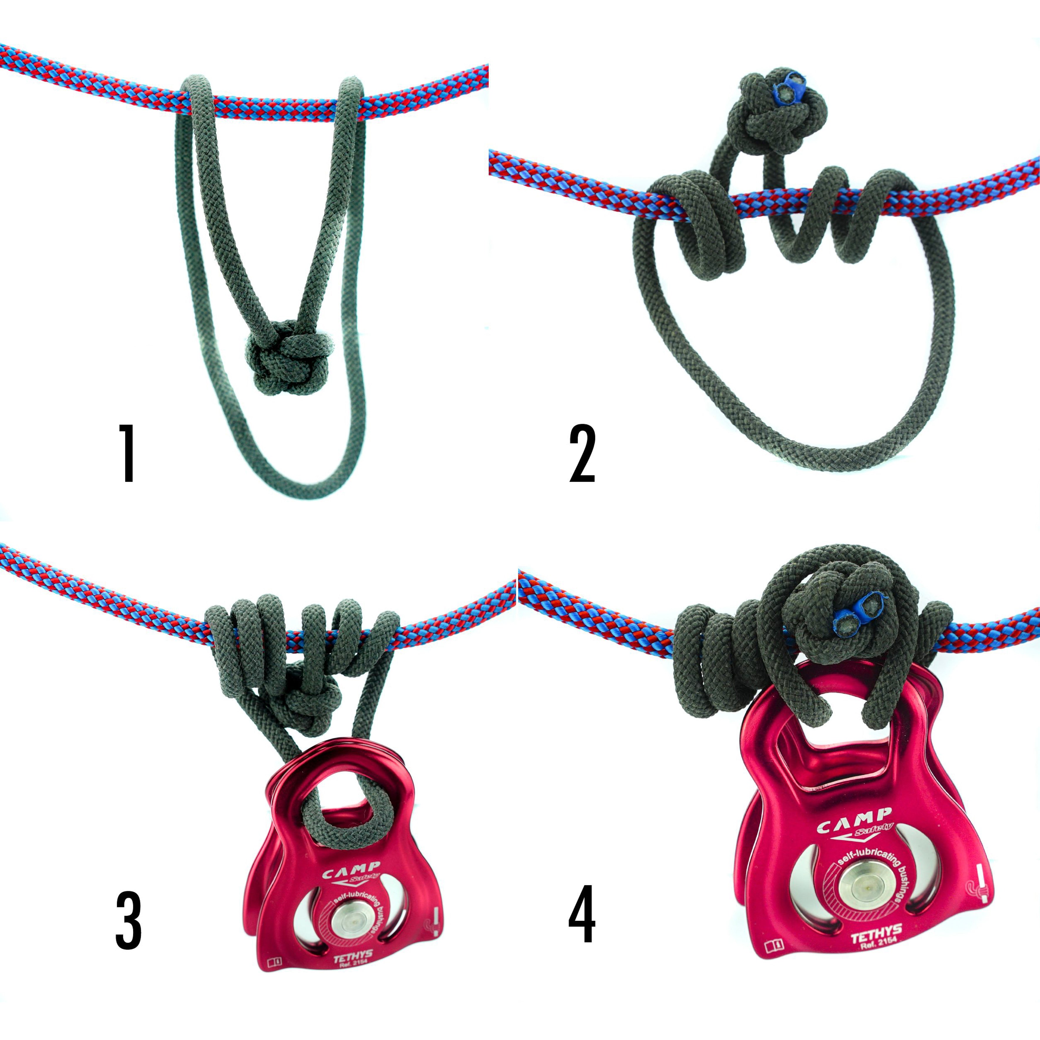 POLEA SIMPLE CAMP TETHYS + FRENO DE CUERDA ANTI FUSIÓN